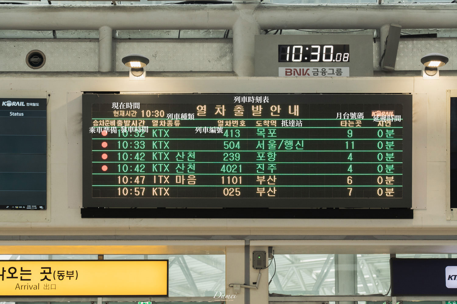 首爾到釜山KTX搭乘 7