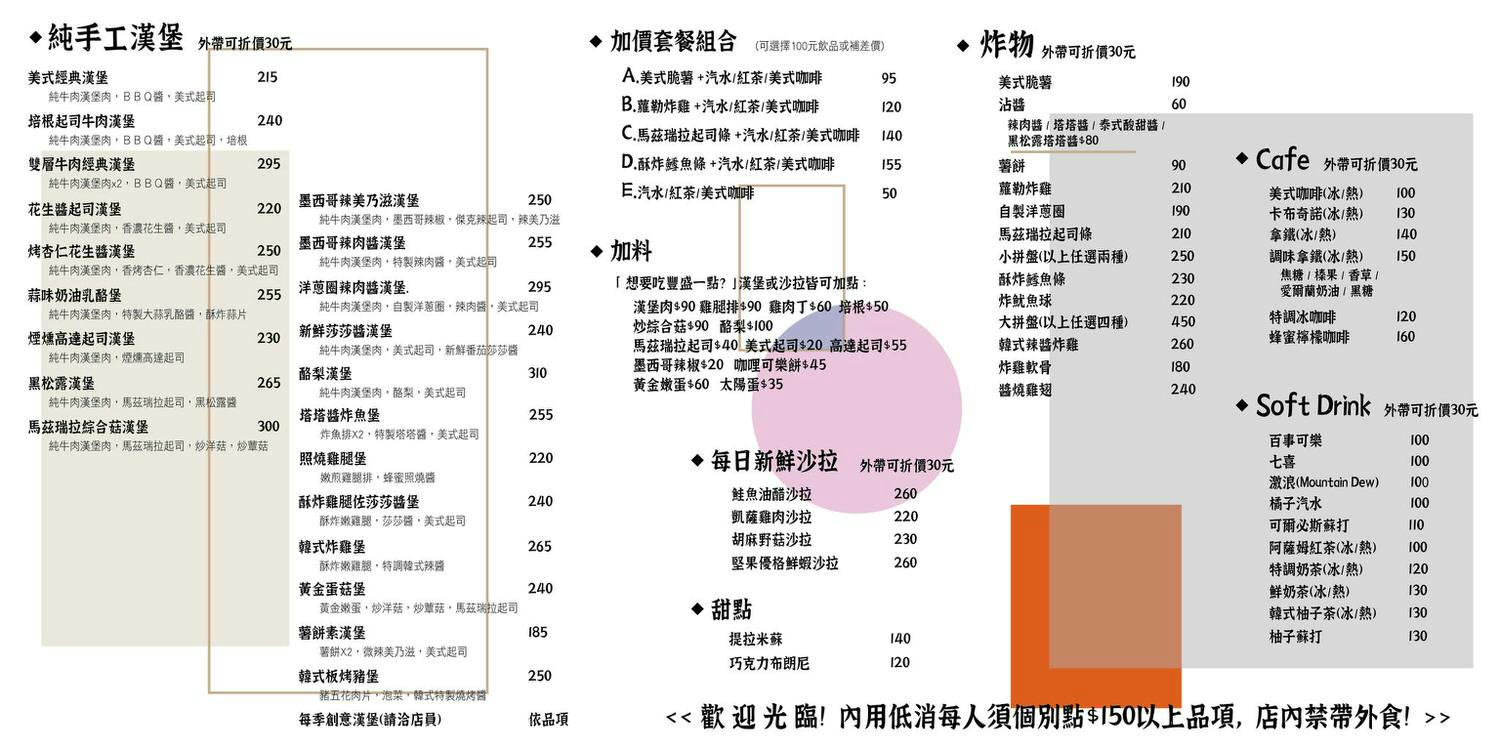 台北中山|Take Out Burger 民權店-用心選料的多口味漢堡!貓咪們陪吃陪玩特別療癒 - 第14張圖