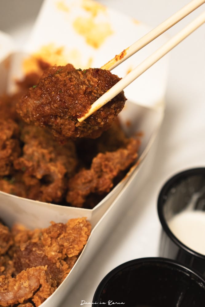 韓國釜山|罐頭市場酥炸豬排 깡돼후-富平罐頭市場裡的人氣店!超滿足的沾醬炸豬排 - 第9張圖