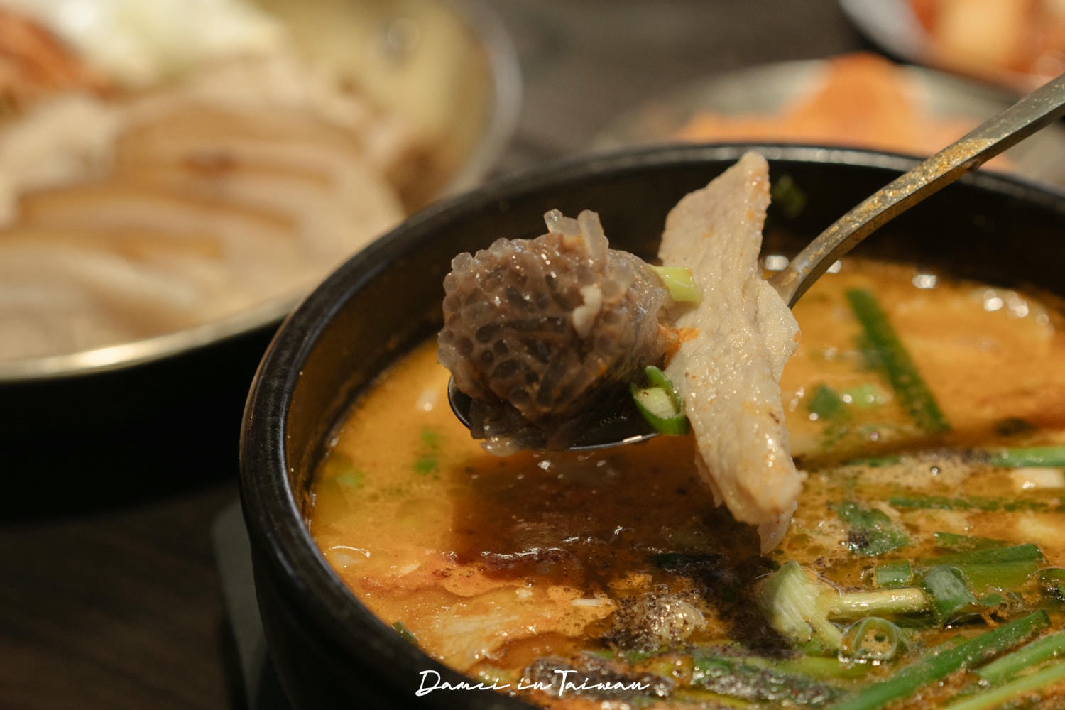 延南家韓式豬肉湯飯雪濃湯-台灣吃得到血腸?台中超人氣排隊豬肉湯飯店! - 第13張圖