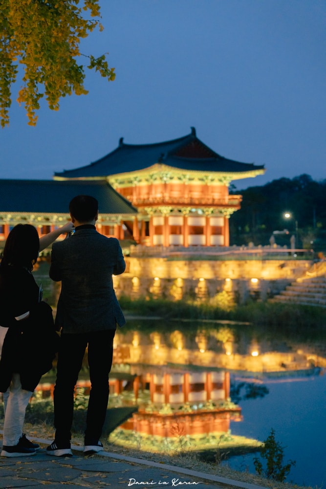 韓國慶州夜景必去「月精橋」超美古老石橋,秋日夜晚浪漫不已 - 第5張圖
