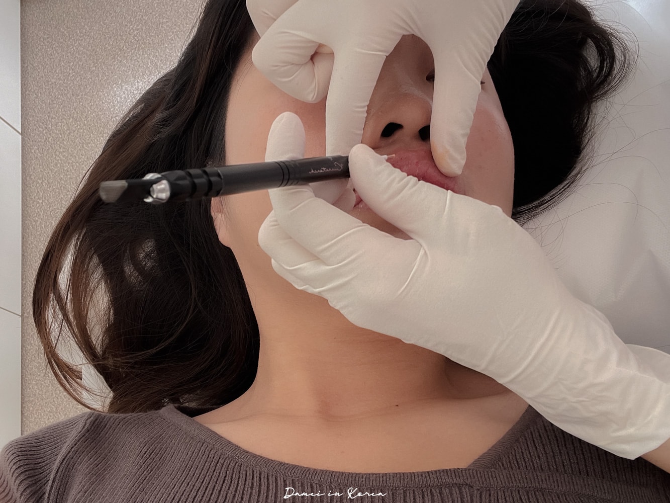韓國霧唇ria beauty聖水,比台灣便宜的首爾霧眉店,中文翻譯用Line就能預約! - 第21張圖