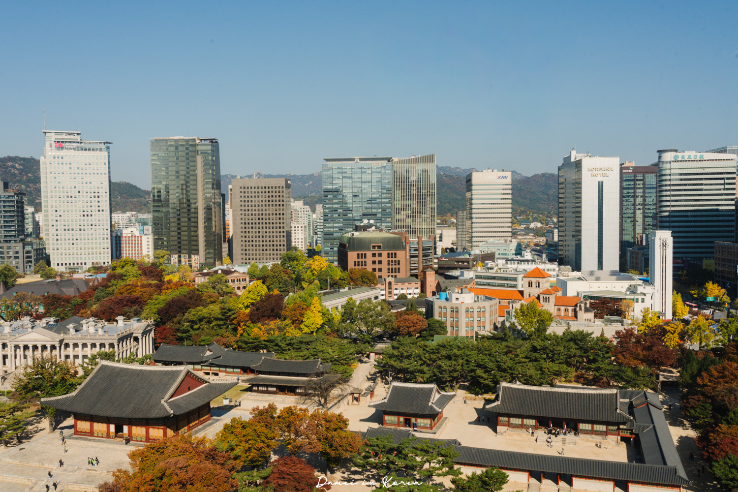 2025首爾秋季必去!貞洞展望台-眺望超美銀杏樹與首爾歷史及現代建築發展 - 第9張圖