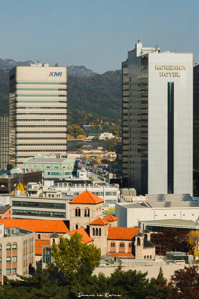 2025首爾秋季必去!貞洞展望台-眺望超美銀杏樹與首爾歷史及現代建築發展 - 第17張圖